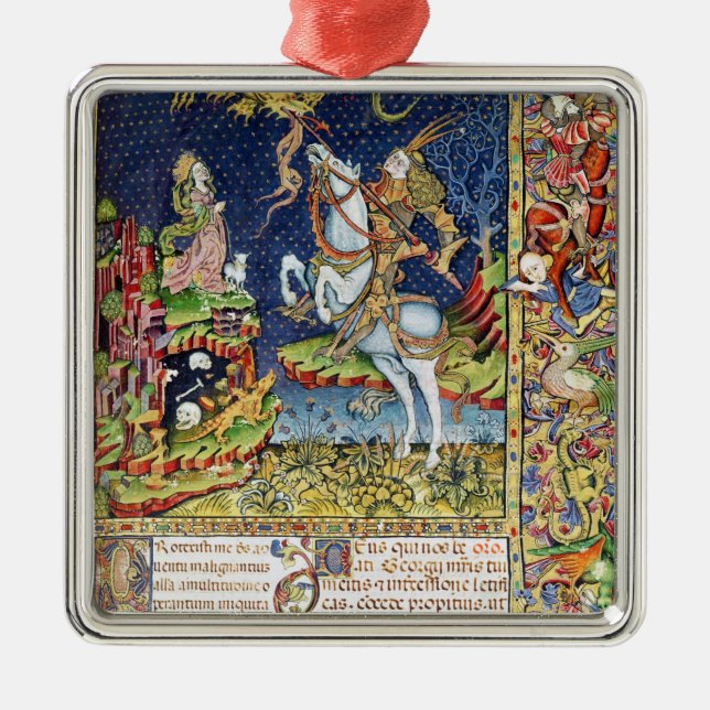 Missal of St. George of Topusko Metal Tree Decoration (Front)