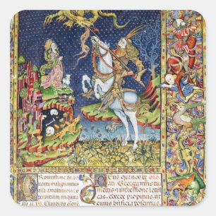 Missal of St. George of Topusko Square Sticker
