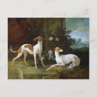 Misse and Turlu, two greyhounds of Louis XV
