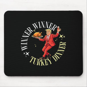 Missed Thanksgiving Great Again Funny Trump Dancin Mouse Mat