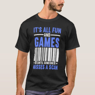 Misses A Scan Postal Worker Mailman Mail Carrier T-Shirt