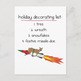 Missile-Doe - Funny Holiday Postcards