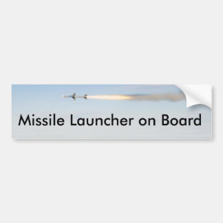 Missile Launcher on Board Bumper Sticker