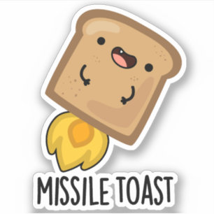 Missile Toast Funny Mistletoe Puns