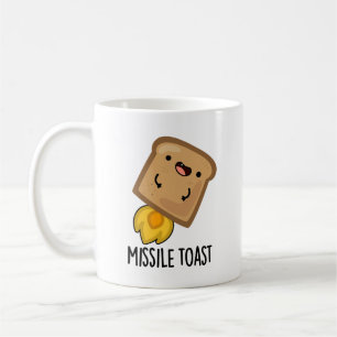 Missile Toast Funny Mistletoe Puns Coffee Mug