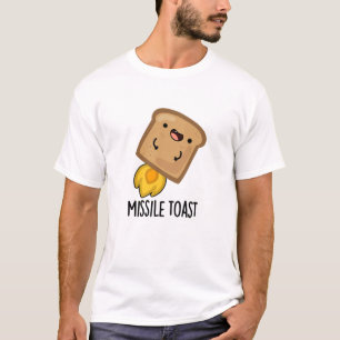 Missile Toast Funny Mistletoe Puns T-Shirt