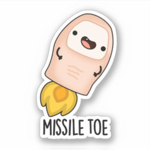 Missile Toe Funny Mistletoe Pun
