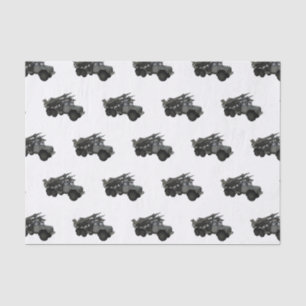 Missile vehicle cartoon illustration tissue paper