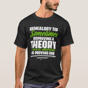 Missing Ancestor Ancestry Historian Genealogy Gene T-Shirt