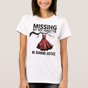 Missing and Murdered Indigenous Women Red Dress T-Shirt