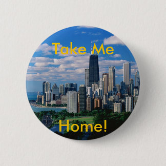 Missing Chicago 6 Cm Round Badge