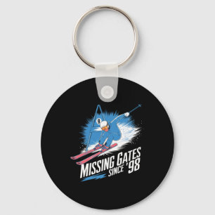 Missing Gates Since 98 Alpine Skiing  Key Ring