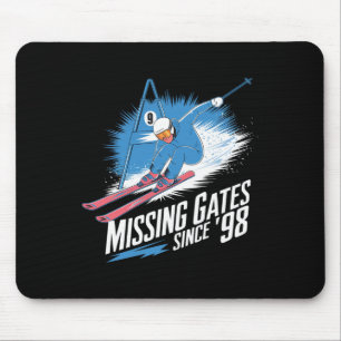 Missing Gates Since 98 Alpine Skiing Mouse Mat
