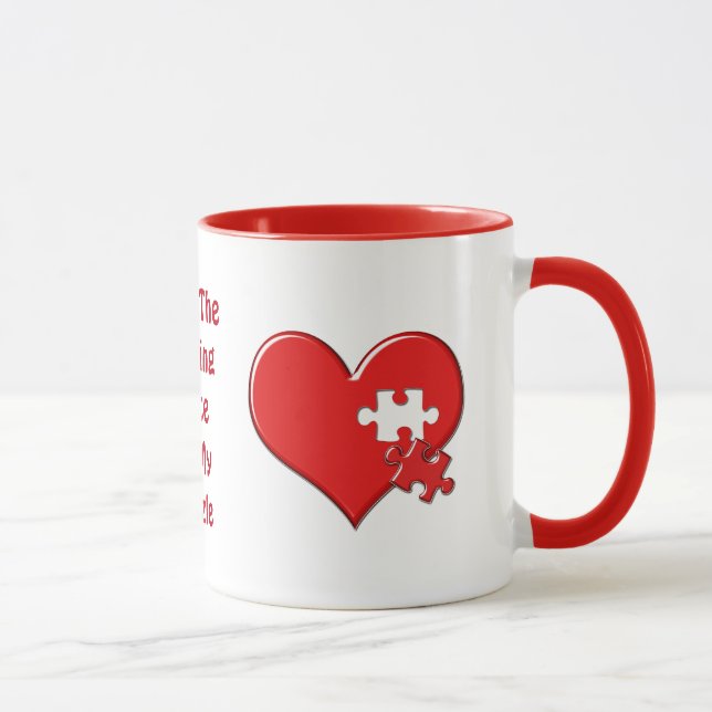 Missing Heart Puzzle Mug (Right)