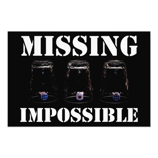 Missing Impossible Photo Print (Front)