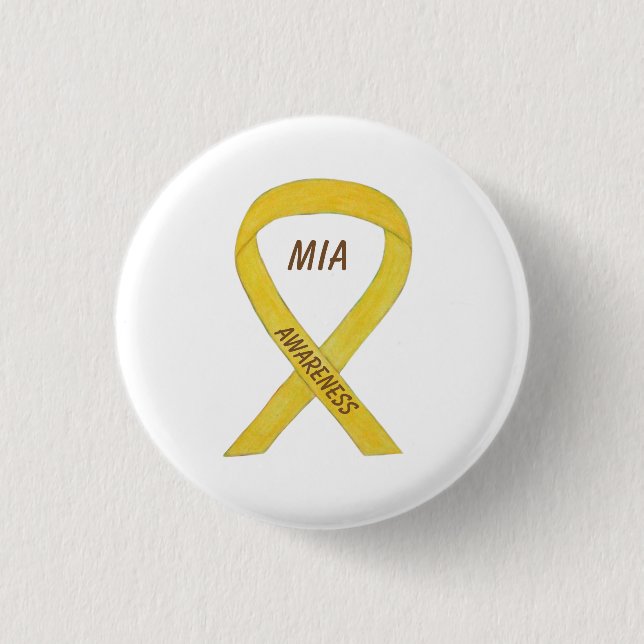 Missing in Action (MIA) Awareness Ribbon Pin (Front)