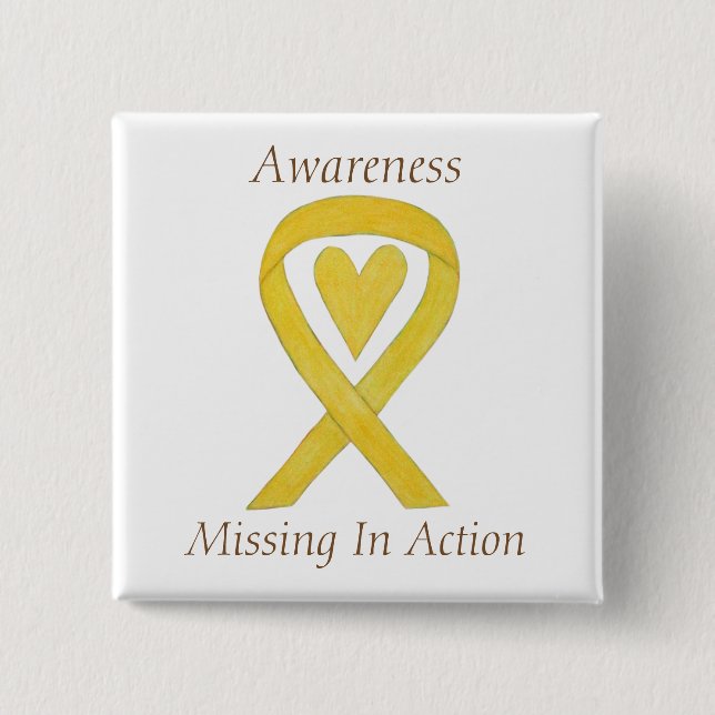 Missing in Action (MIA) Awareness Ribbon Pin (Front)