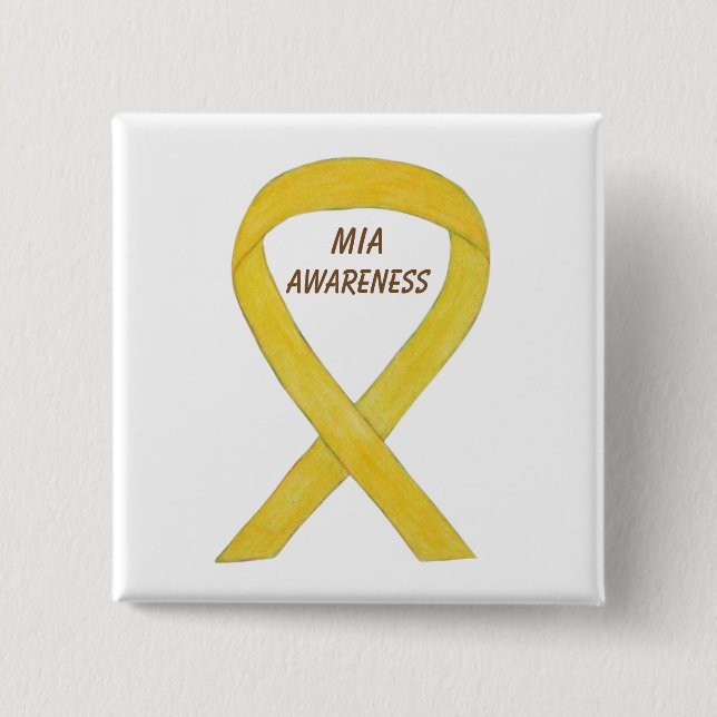 Missing in Action (MIA) Awareness Ribbon Pin (Front)