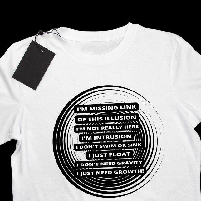Missing Link Song Lyrics  T-Shirt (Creator Uploaded)