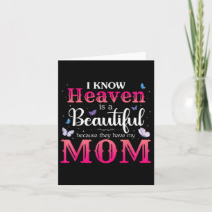 Missing Mum In Heaven Angel Memorial Day Mother Card