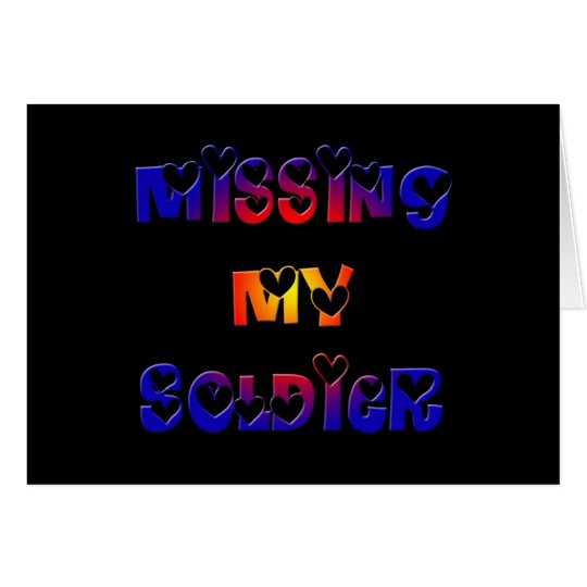 Missing my Soldier Card