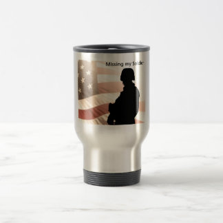 Missing my Soldier Travel Mug