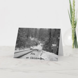 MISSING MY TWIN AT CHRISTMAS HOLIDAY CARD
