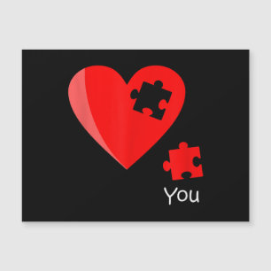 Missing Piece Heart Puzzle Valetines Day Shirt Gif