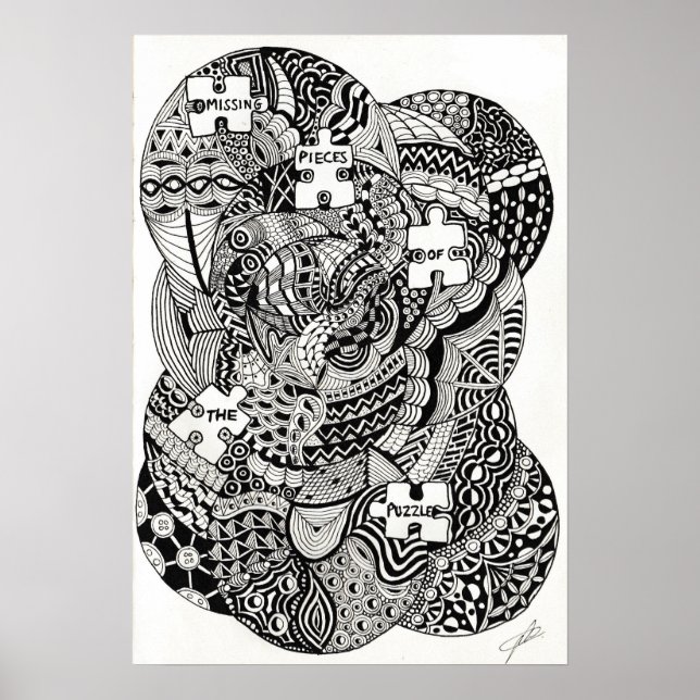 Missing Piece of the Puzzle Poster (Front)
