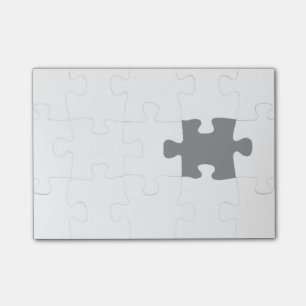 Missing Piece Post-it Notes