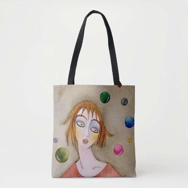 "Missing Pieces" Tote Bag (Front)