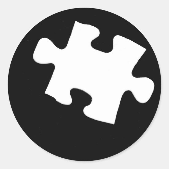 Puzzle Piece Stickers & Labels Zazzle UK