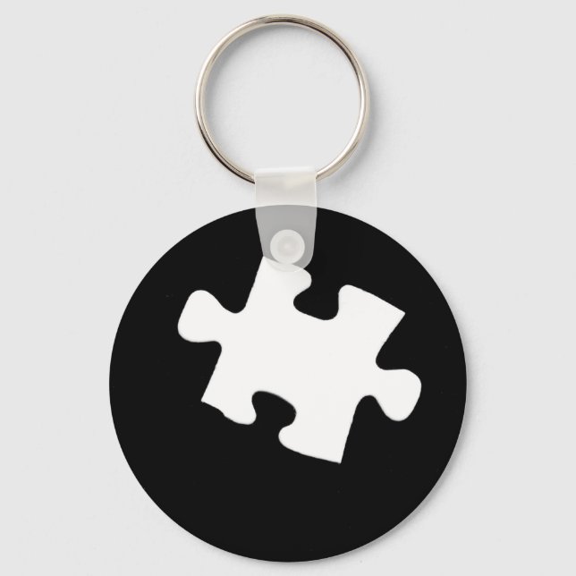 Missing Puzzle Piece Key Ring (Front)