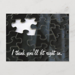 Missing Puzzle Piece Postcard