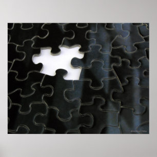 Missing Puzzle Piece Poster