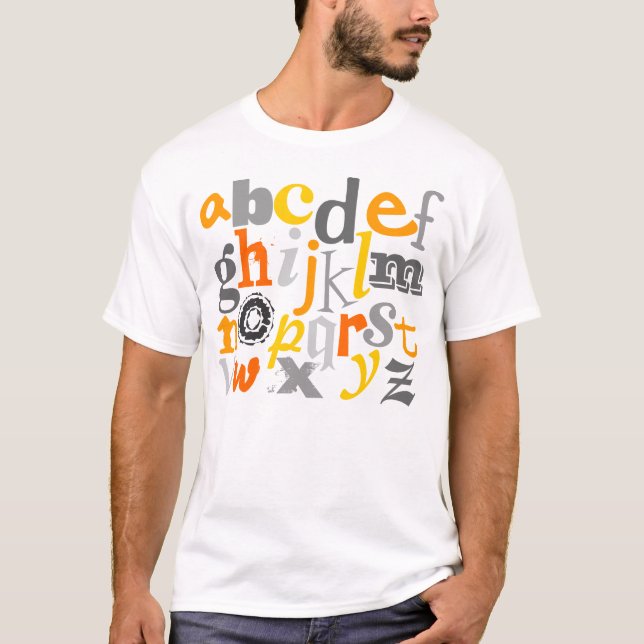 Missing U - yellow/orange T-Shirt (Front)
