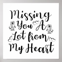 Missing you a lot from my heart