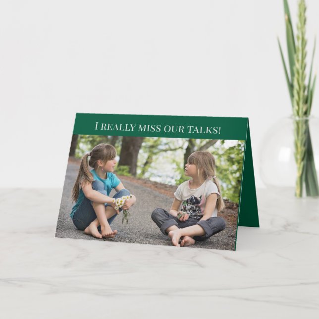 MISSING YOU AND MORE FRIENDSHIP CARD (Front)