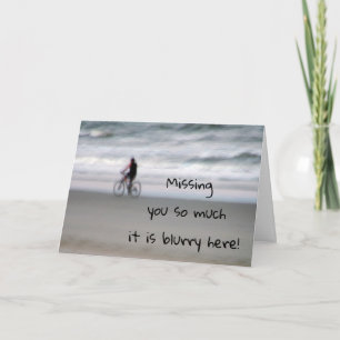 **MISSING YOU** AT CHRISTMAS HOLIDAY CARD