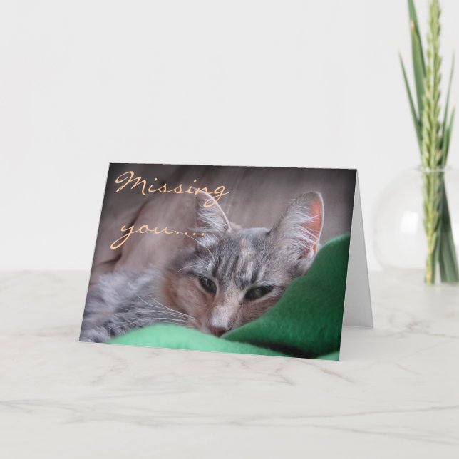 Missing you.... card (Front)