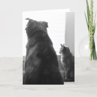 Missing you card