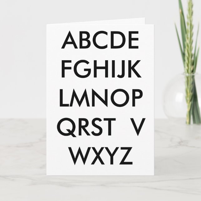 Missing You Card (Front)