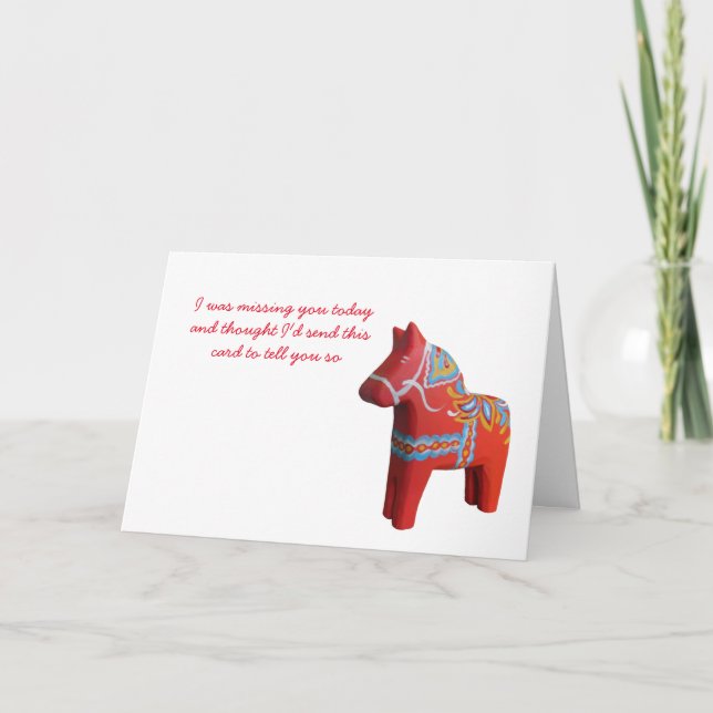 Missing You Card (Front)