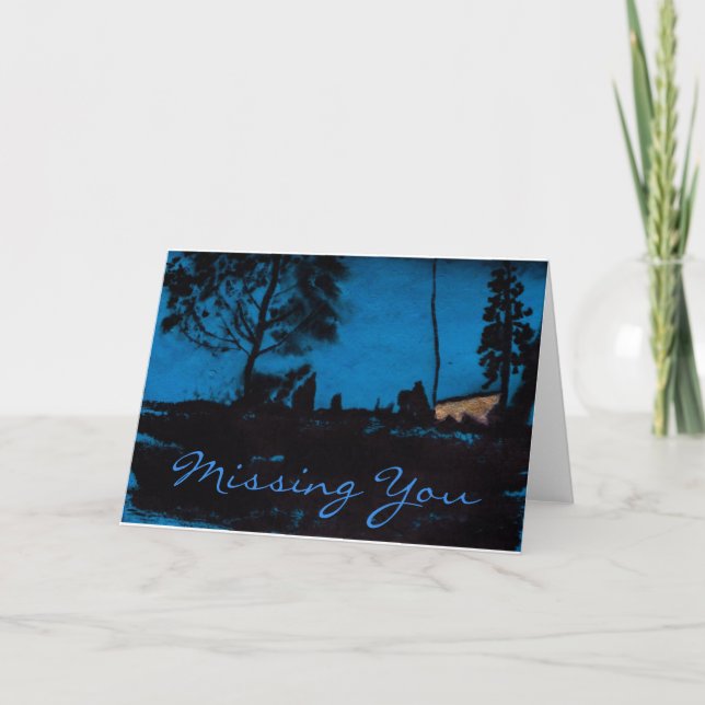 Missing You Card (Front)