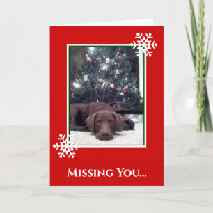 Missing You... Christmas Holiday Card