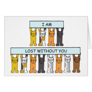 Missing You Cute Cats