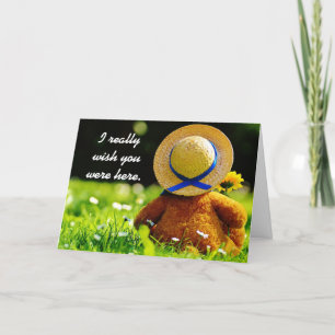 Missing You Cute Critter Card