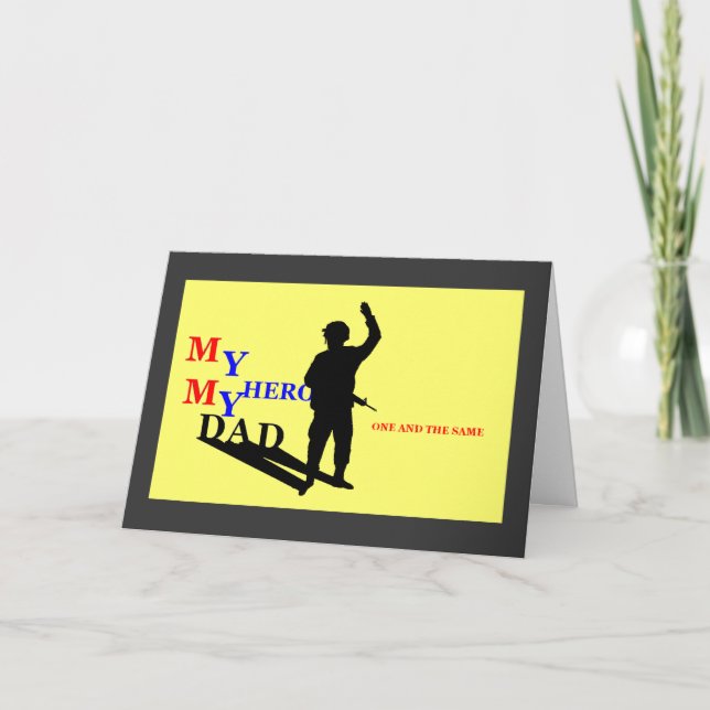 Missing you Dad Card (Front)