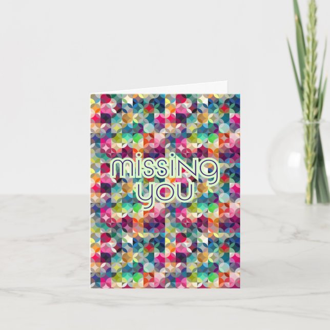 Missing You Friendship Card (Front)