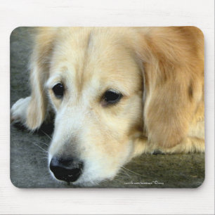 Missing You/Golden Retriever Gift Mousepad